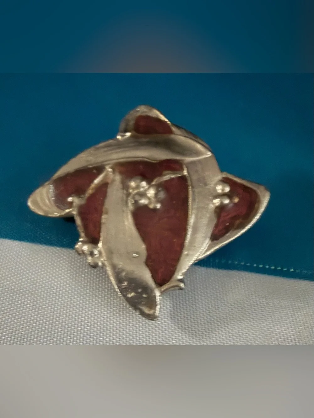 Vintage Mid Century Abstract Brooch